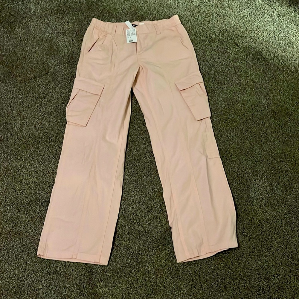 NWT pink cargo pants